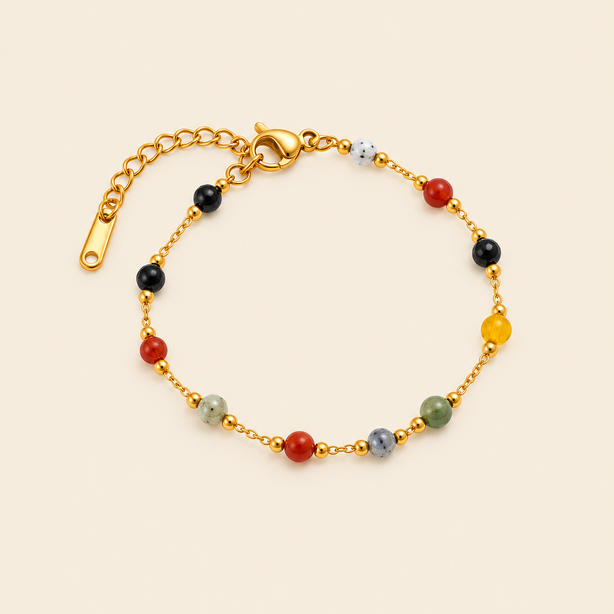 Chromatic Bead Chain Bracelet