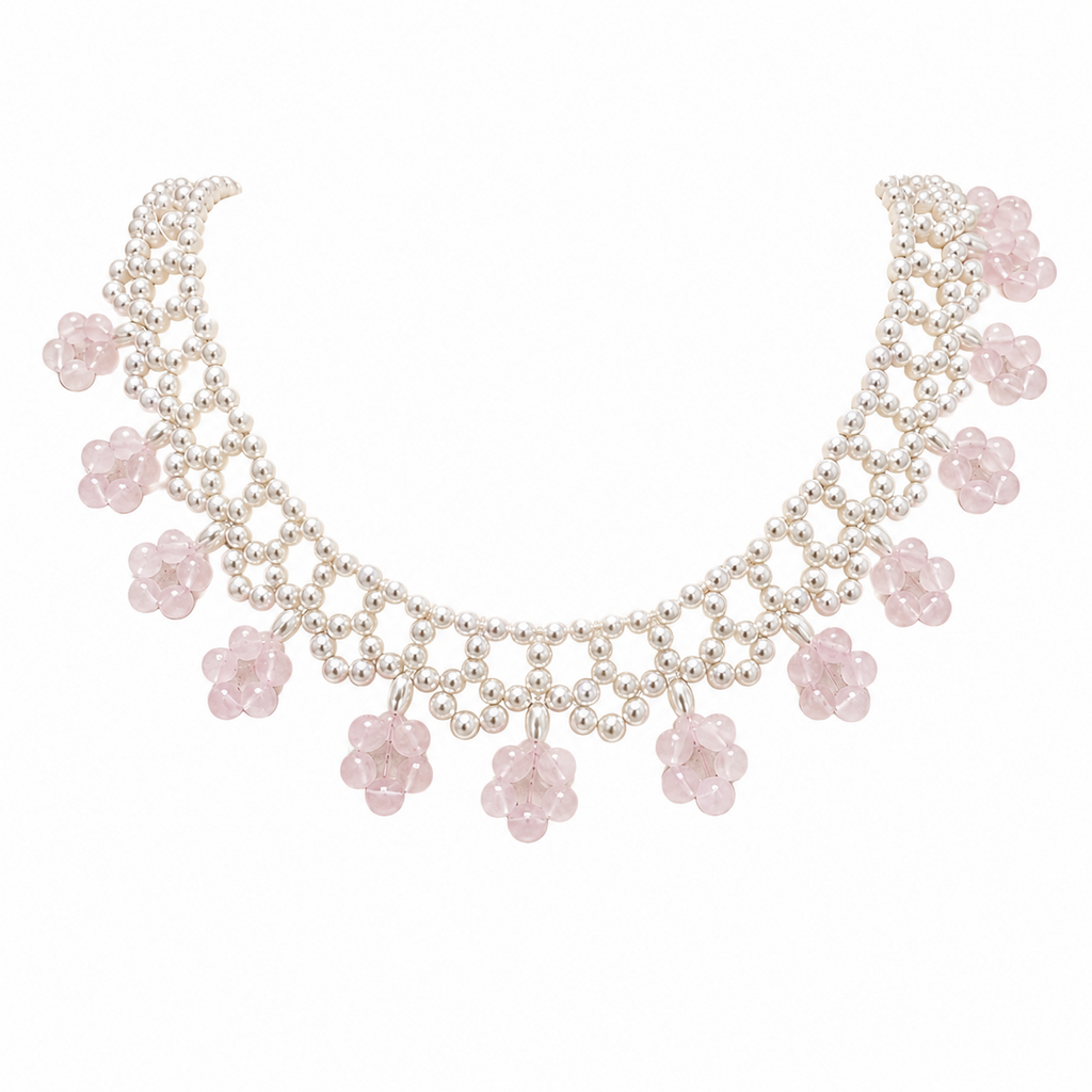 Blush Blossom Pearl Collar