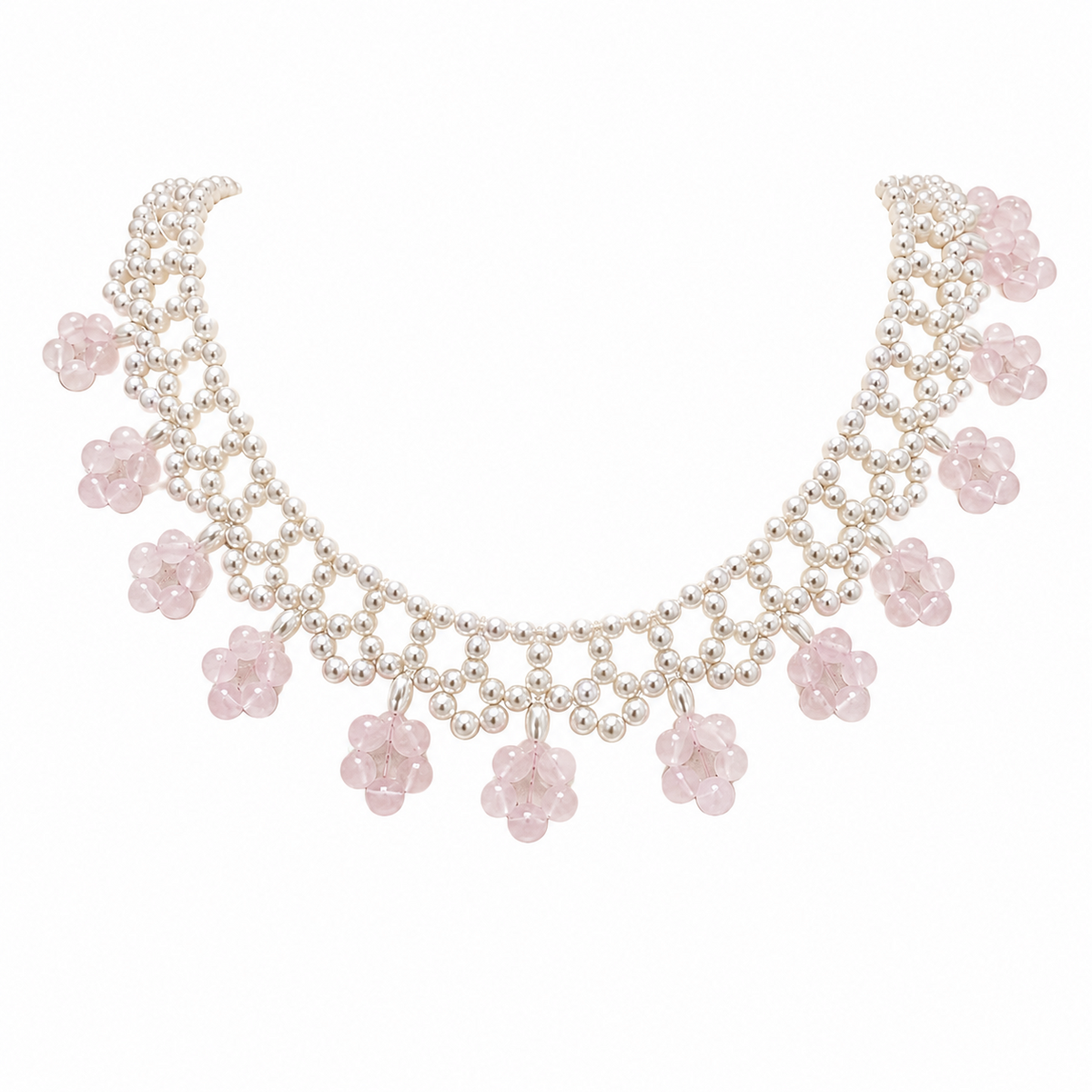 Blush Blossom Pearl Collar
