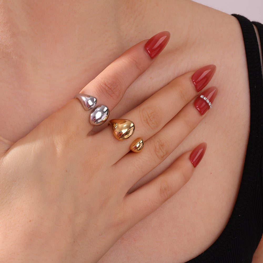 Tidal Duo Open Ring — detail 03
