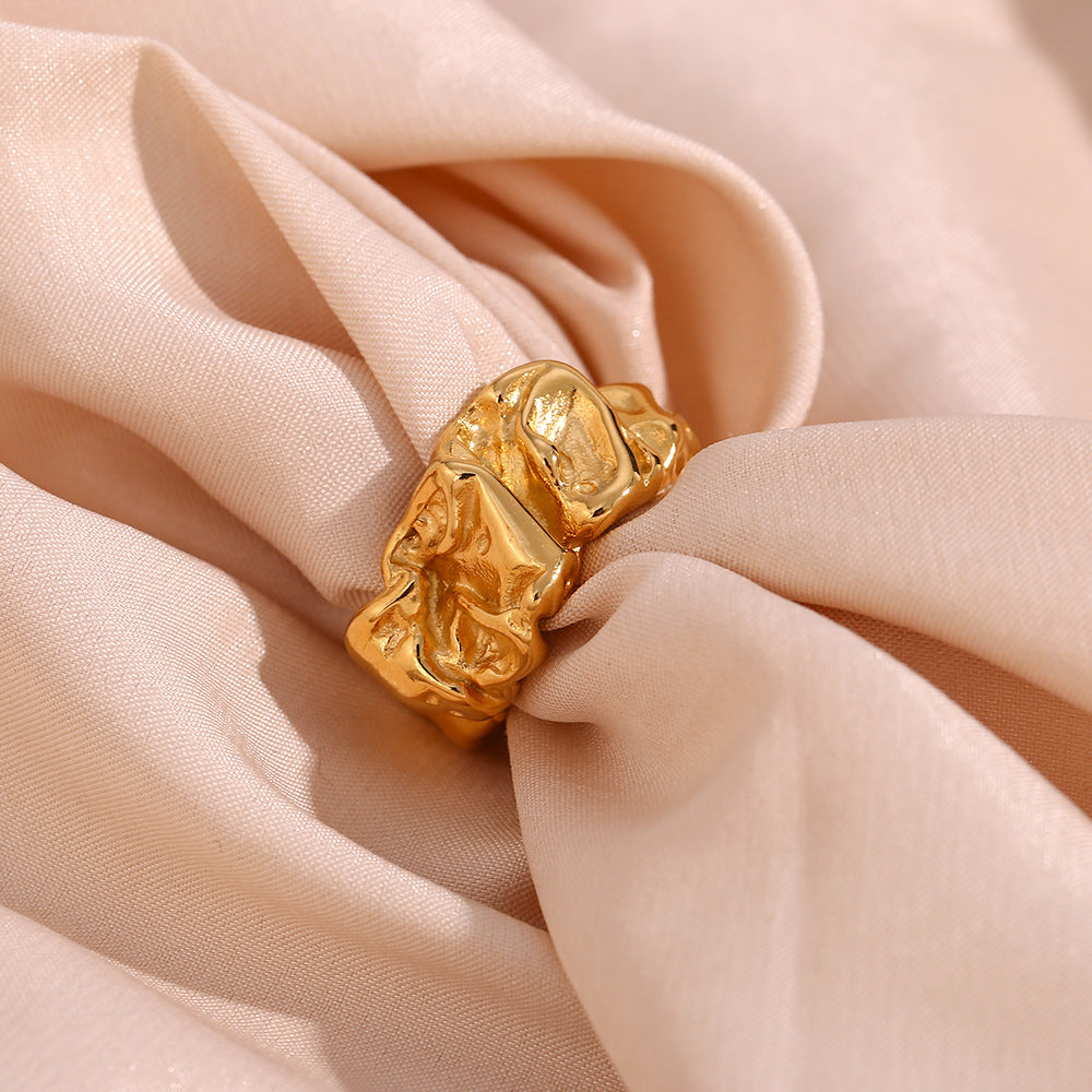 Sculpted Fold Open Ring — fourth batch detail 05