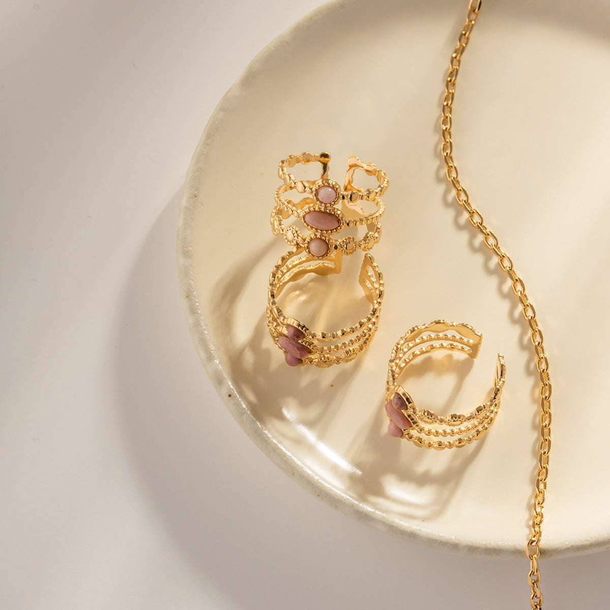 Three-Tier Mother-of-Pearl Ring — fourth batch detail 04