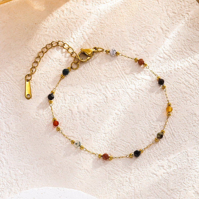 Chromatic Bead Chain Bracelet — detail 03