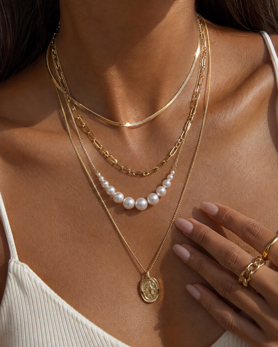 Metal jewellery collection